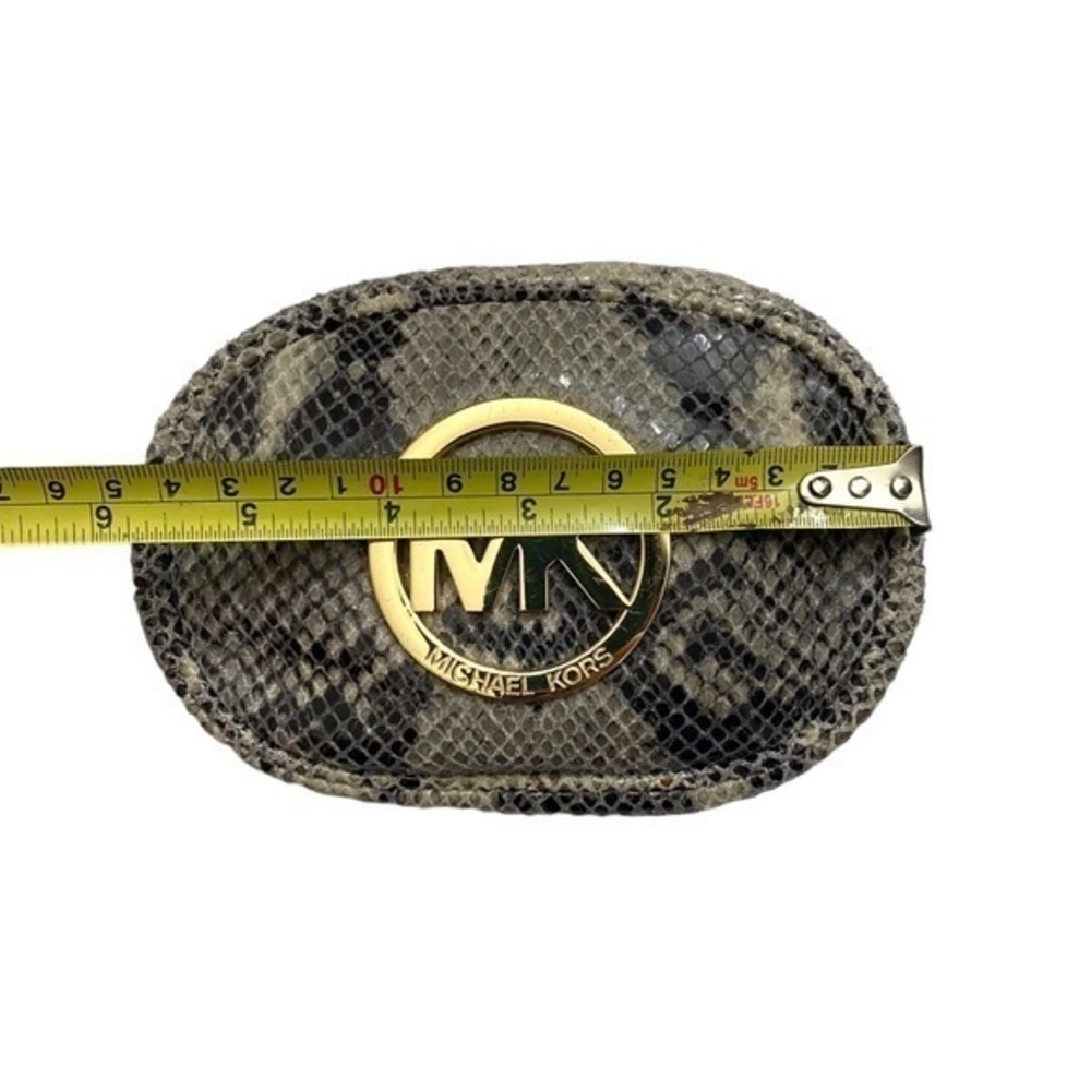 Michael Kors python embossed snakeskin embossed l… - image 2